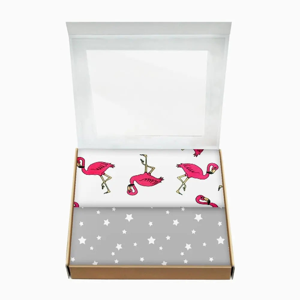 Пелюшки багаторазові Cosas дитячі Flamingo 2 шт., 80х100 см, сірі - фото 2