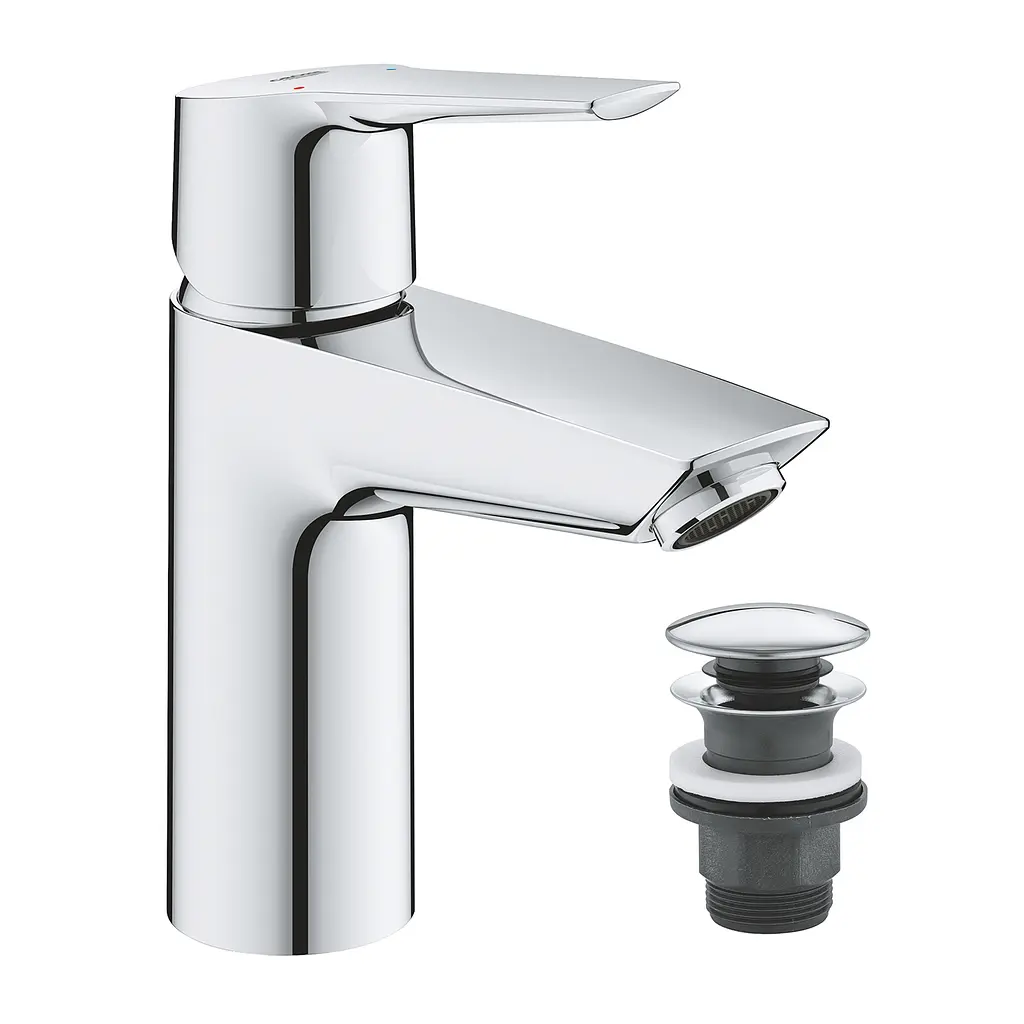 Смеситель для раковины Grohe QuickFix Start S-Size 23550002 с донным клапаном, Хром - фото 5