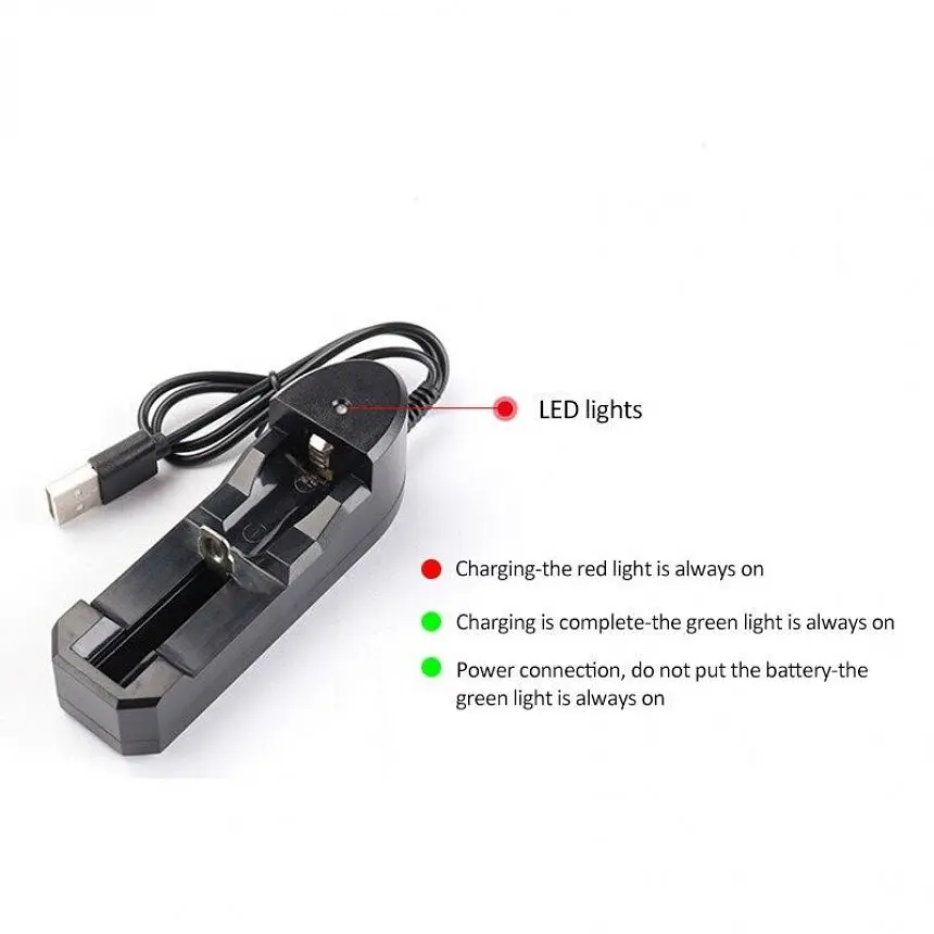 Зарядний пристрій Normal BMAX Charger на 1 слот Black (11008) - фото 3