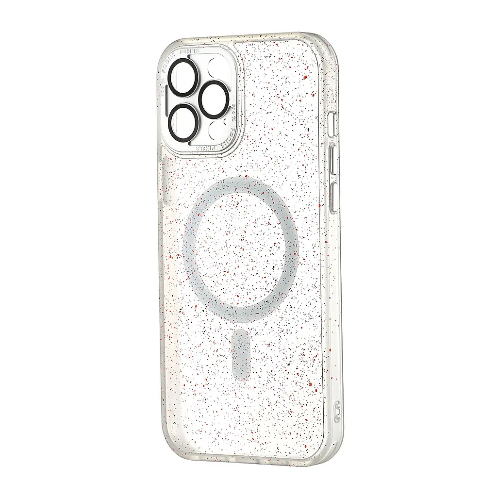 Чохол Splatter with MagSafe Protected Camera iPhone 12 Pro Max White