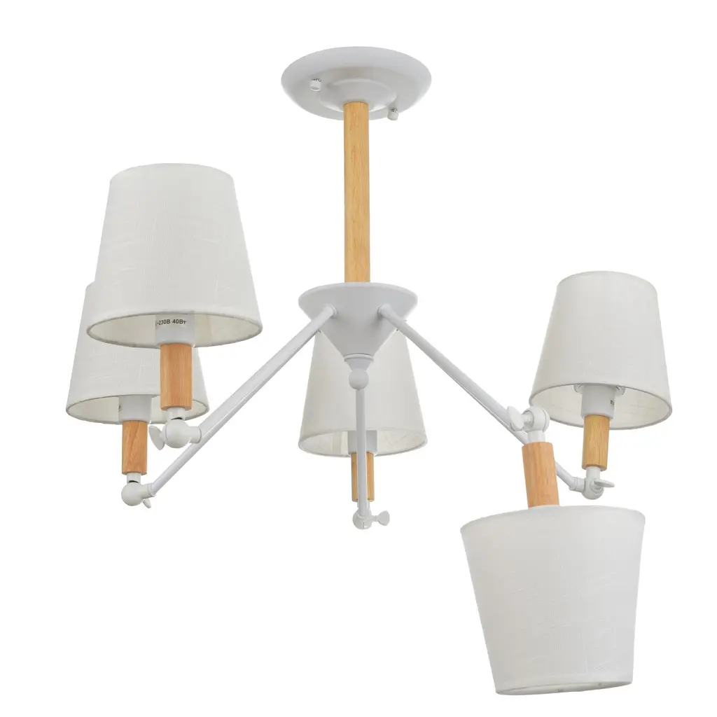 Люстра Brille E14 60W WH (BKL-497S/5) - фото 6