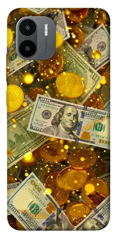 Чохол Demsky Gold and dollars для Xiaomi Redmi A1 / A2