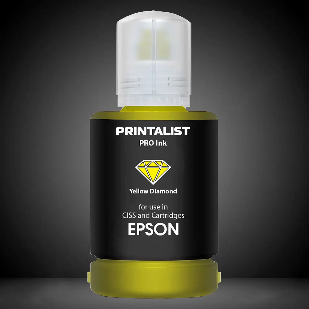 Чорнило PRINTALIST для Epson 140г Yellow водорозчинне (PL-INK-EPSON-Y) - фото 6