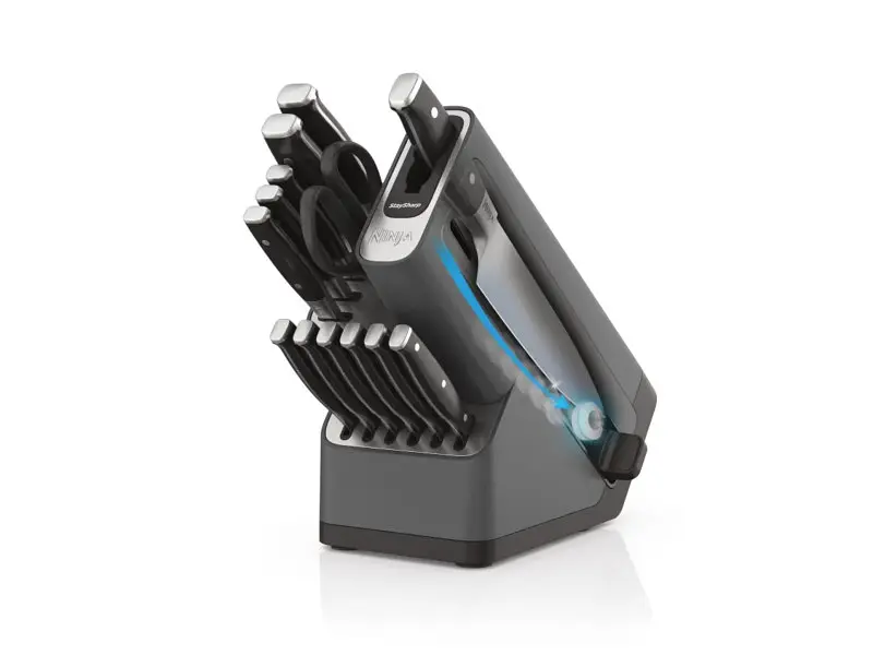 Набір ножів з 14 предметів Ninja StaySharp Deluxe Black 14пр (K32014EUUK) - фото 6