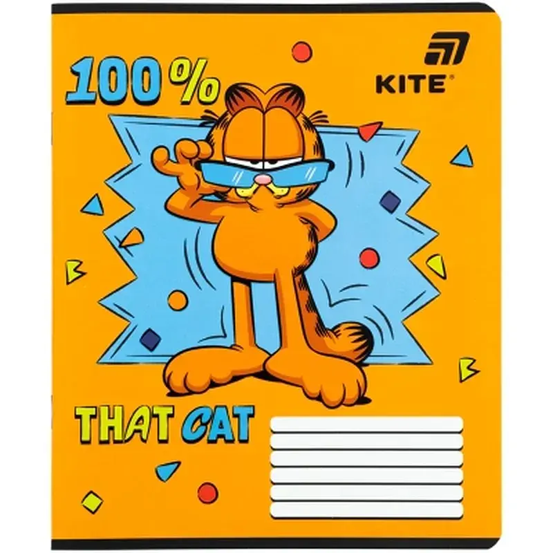 Зошит Kite Garfield, 12 аркушів, лінія (GF26-234) - фото 3