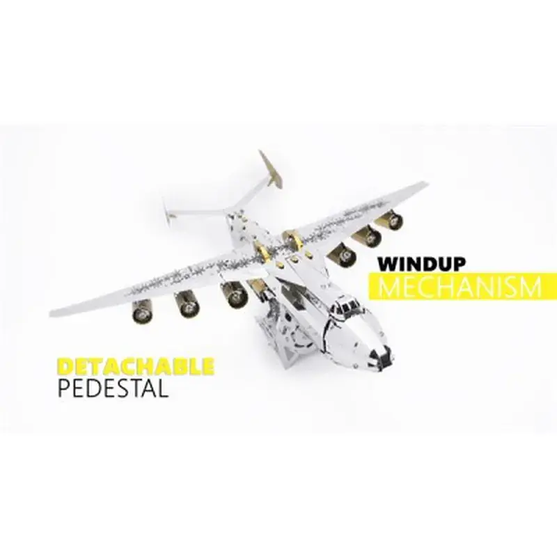 Конструктор Metal Time Колекцiйна модель Ukrainian Dream Exclusive Edition Ан-225 Мрія зібрана двокольорова (MT001EE/READY) - фото 7
