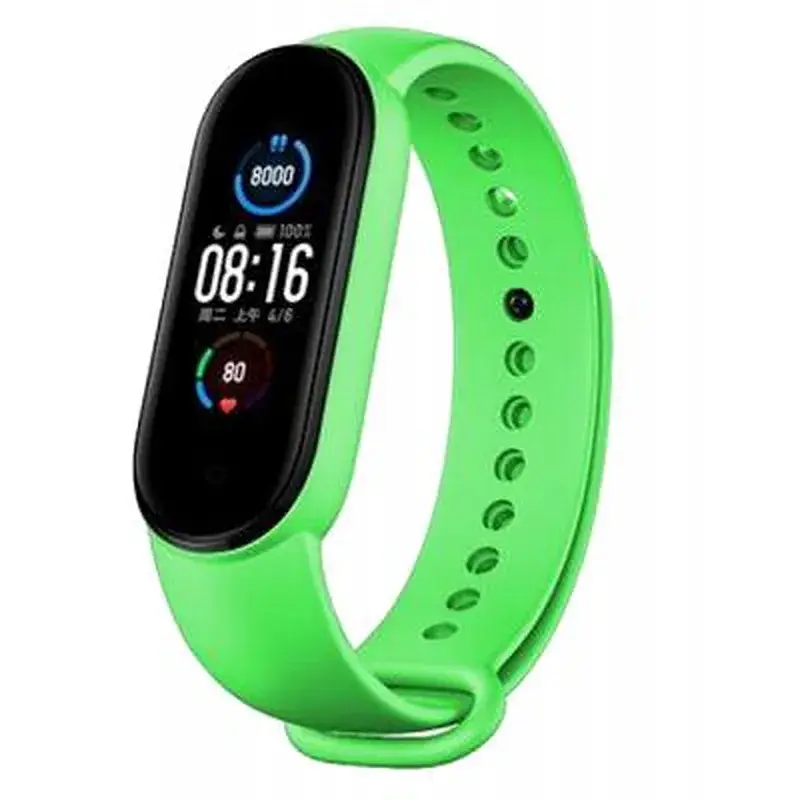 Ремінець до фітнес браслета Armorstandart Superhero Edition для Xiaomi Mi Band 5 Hulk Green (ARM57069) - фото 2