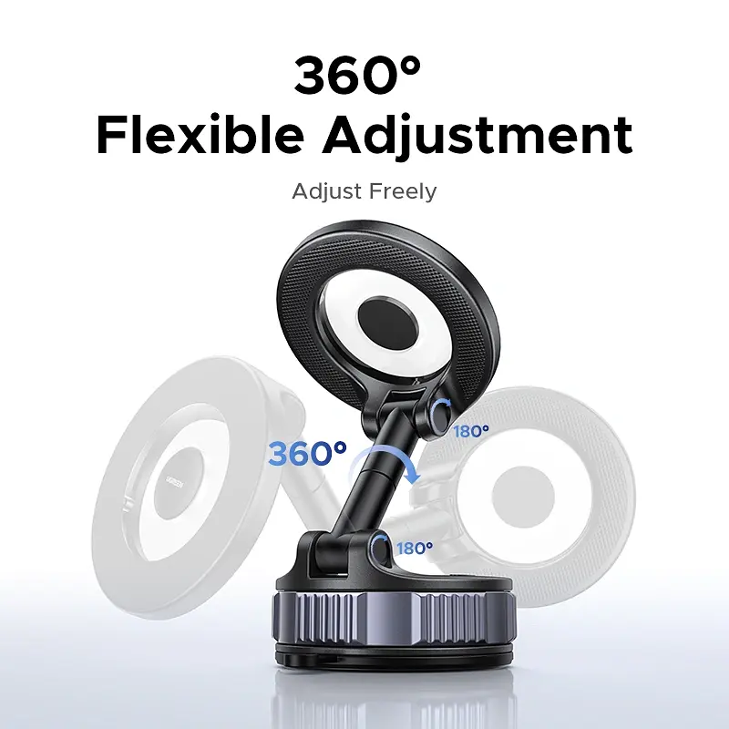 Автотримач для телефона UGREEN LP970 Suction Cup Magnetic Phone Mount (UGR-75666) - фото 5