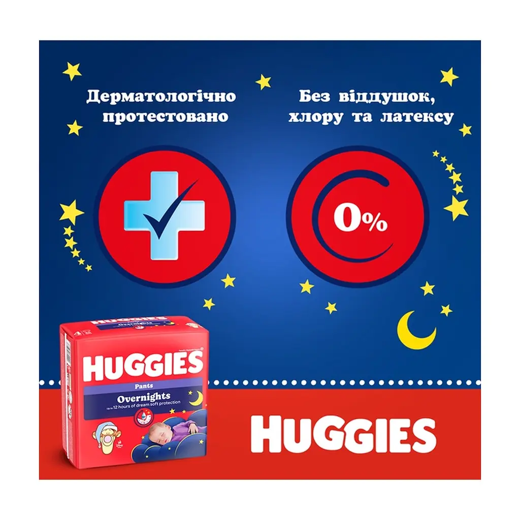 Підгузки Huggies Overnights Pants Трусики 6 15-25 кг 22 шт. (5029053581101) - фото 2