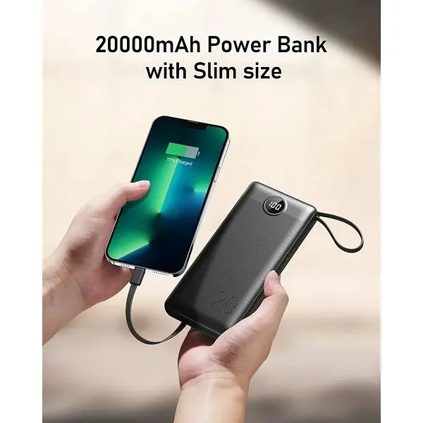 Портативний зарядний пристрій Veektomx 20000 mAh синій - фото 5