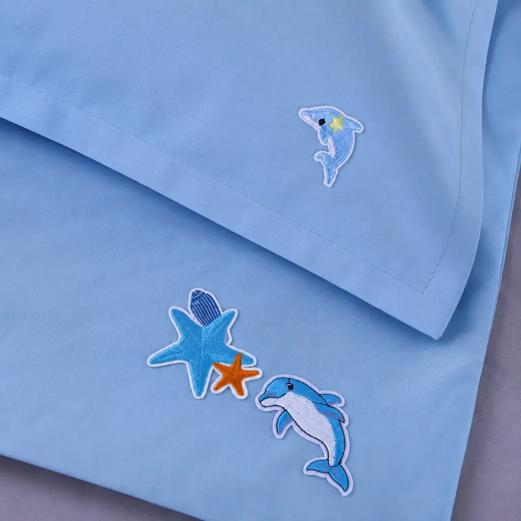 Дитяча постільна білизна MIRSON BABY Poplin Edition Ocean та Gerwin 110х160см (2200013086307) - фото 2