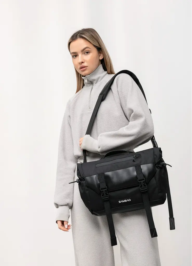 Сумка жіноча Sambag DART Чорна 33 х 24 х 10 см (51311301) - фото 4