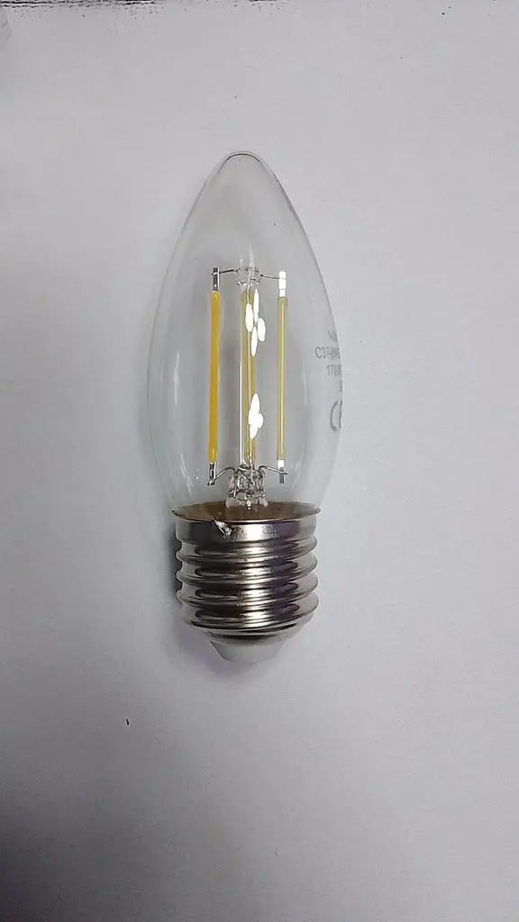 Лампочка LED Siriusstar Filament 8W C37-4200K-E27 - фото 2
