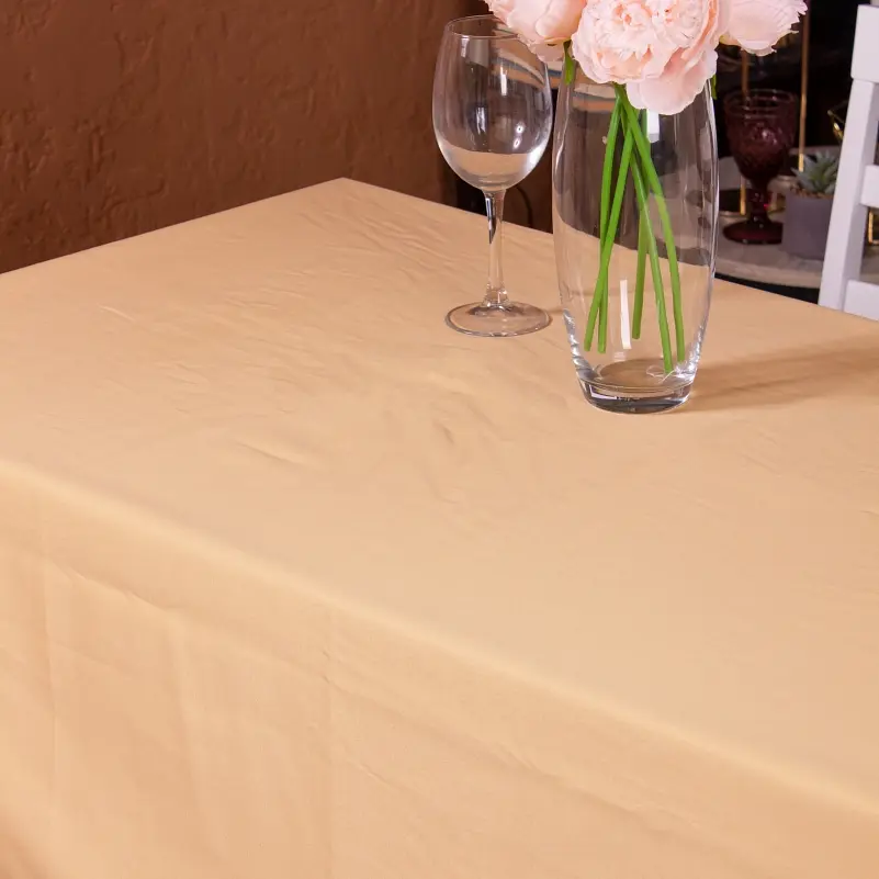 Скатерть MirSon №402 Satin Waterproof Gold 280x170 см - фото 2