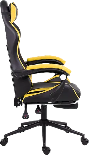 Геймерское кресло GT Racer черное с желтым (X-2323 Black/Yellow) - фото 3