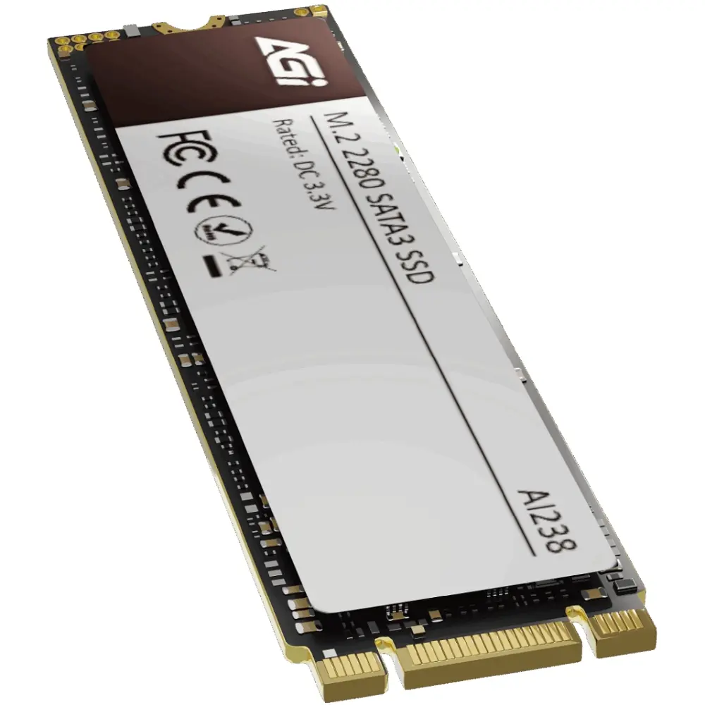 SSD 512Gb AGI AI238 M.2 2280 SATA 2.5" 3D NAND QLC, Retail - фото 4