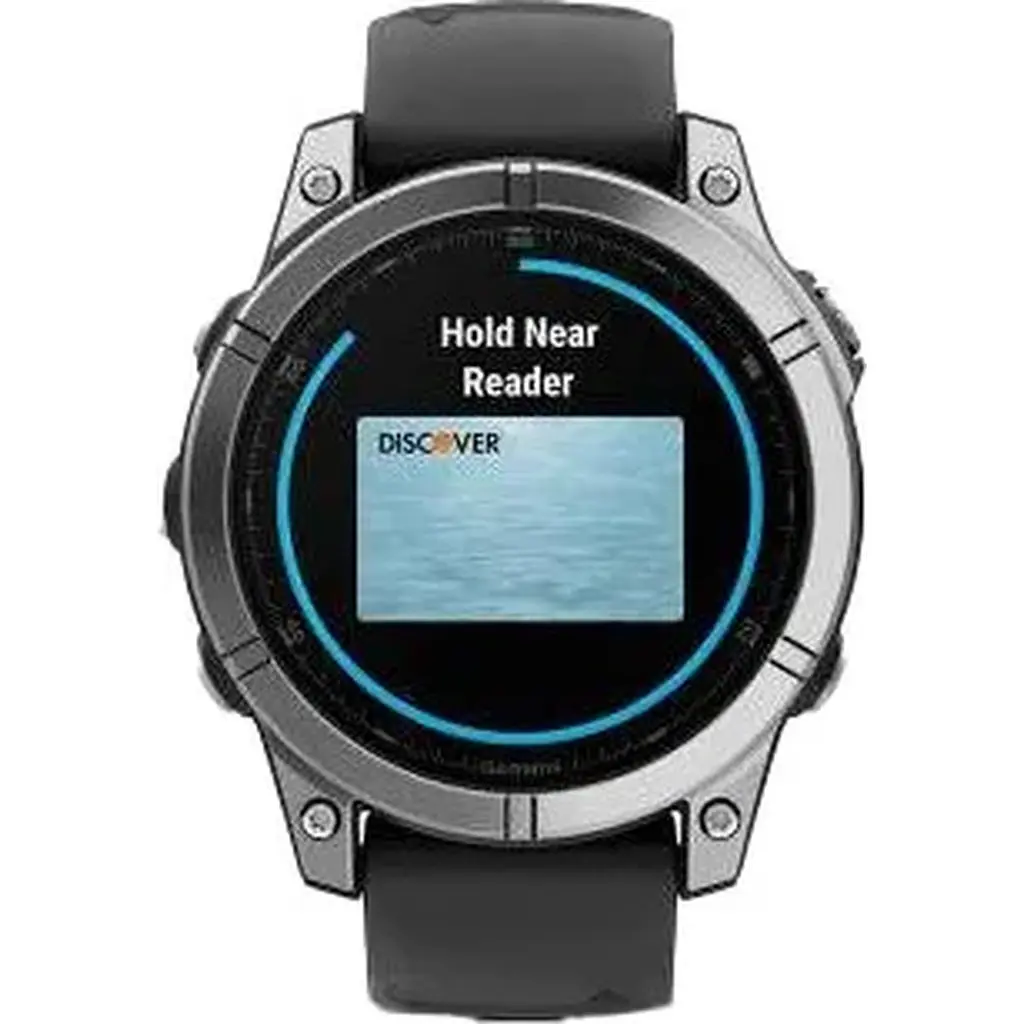 Смарт-часы Garmin Fenix E 47mm AMOLED Stainless Steel with Black Silicone Band 010-03025-02/00 - фото 3