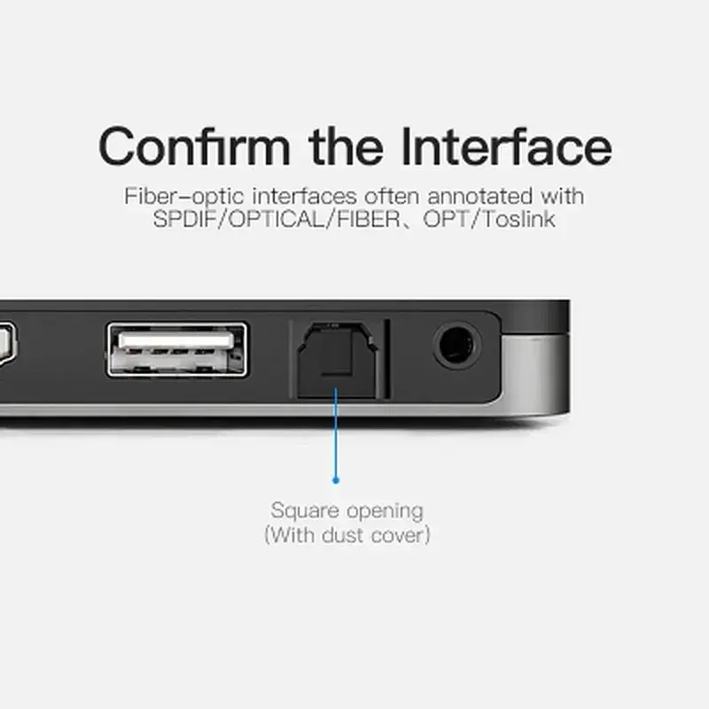 Кабель мультимедійний Optical Toslink 1.5m black Vention (BAEBG) - фото 5