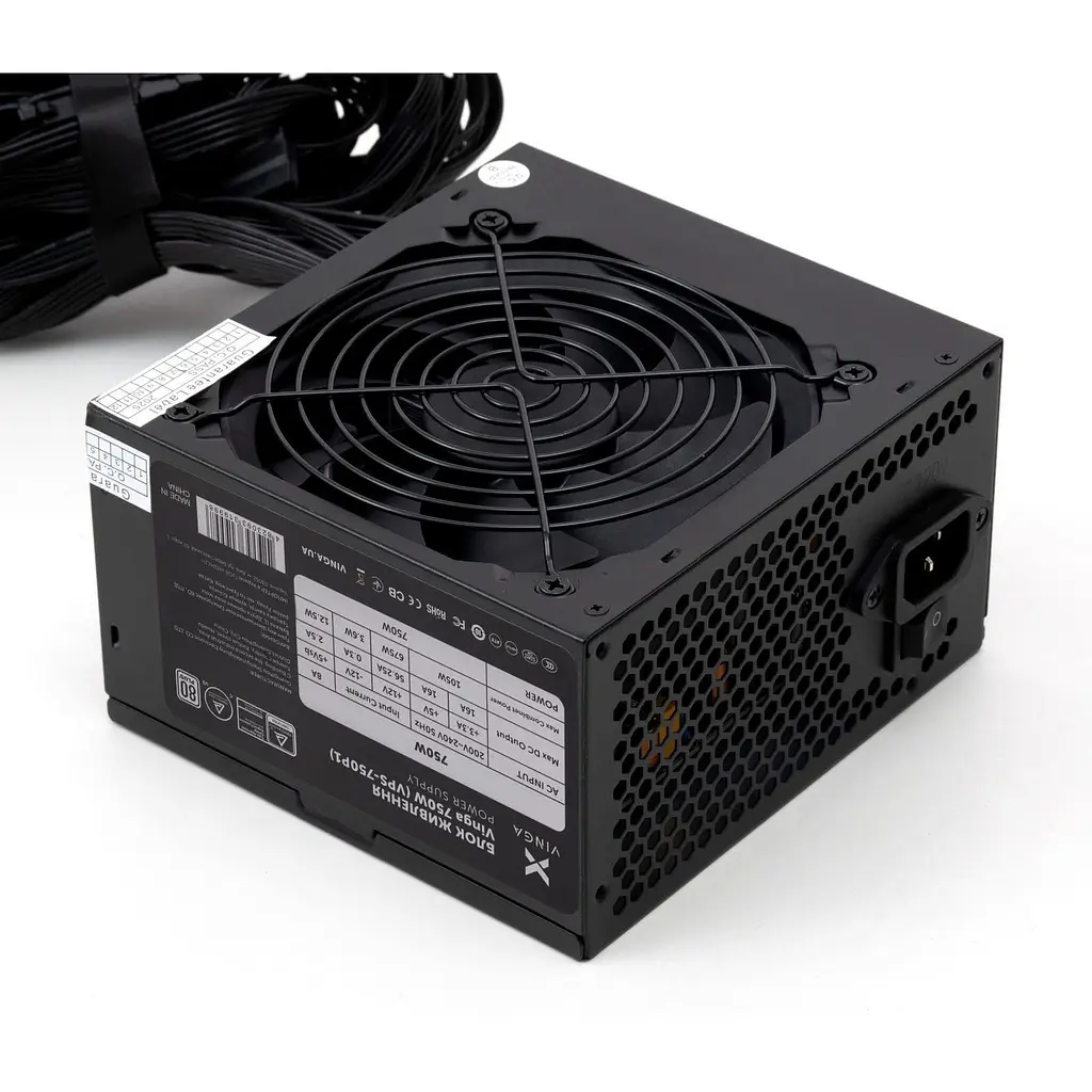 Блок живлення Vinga 750W 80+ (VPS-750P1) - фото 3