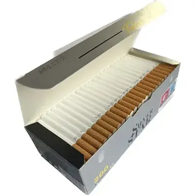 Гільзи для цигарок Silver Star X-Long Carbon 24 мм 200 шт. - фото 6
