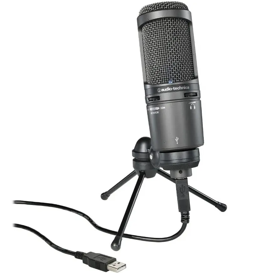Мікрофон студійний Audio-Technica AT2020 USB+