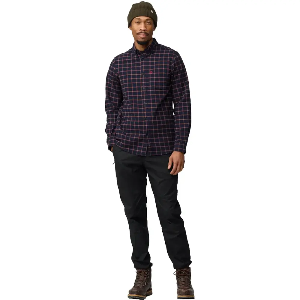 Сорочка Fjallraven Ovik Flannel Shirt M L Dark Navy - фото 5