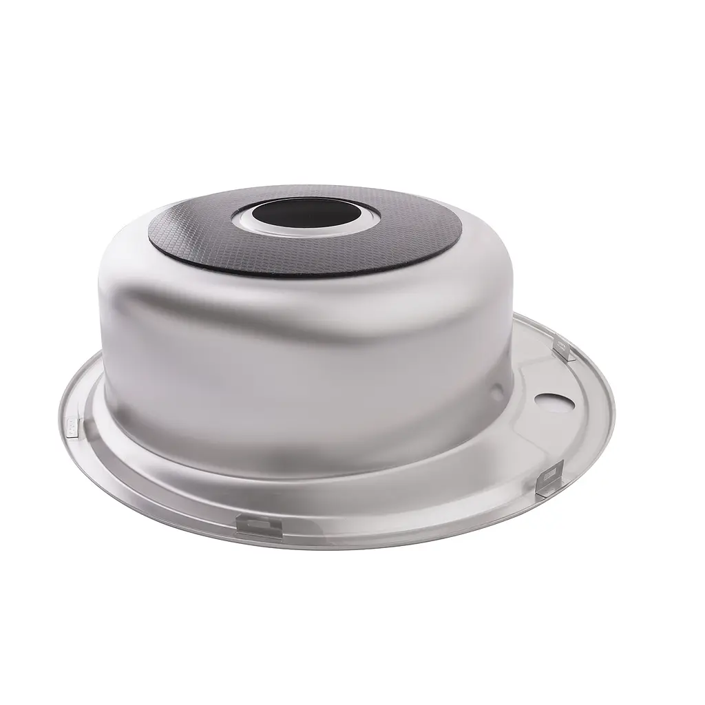 Кухонная мойка Kroner KRP Satin-490 (0,6 мм) CV022764, Satin - фото 4