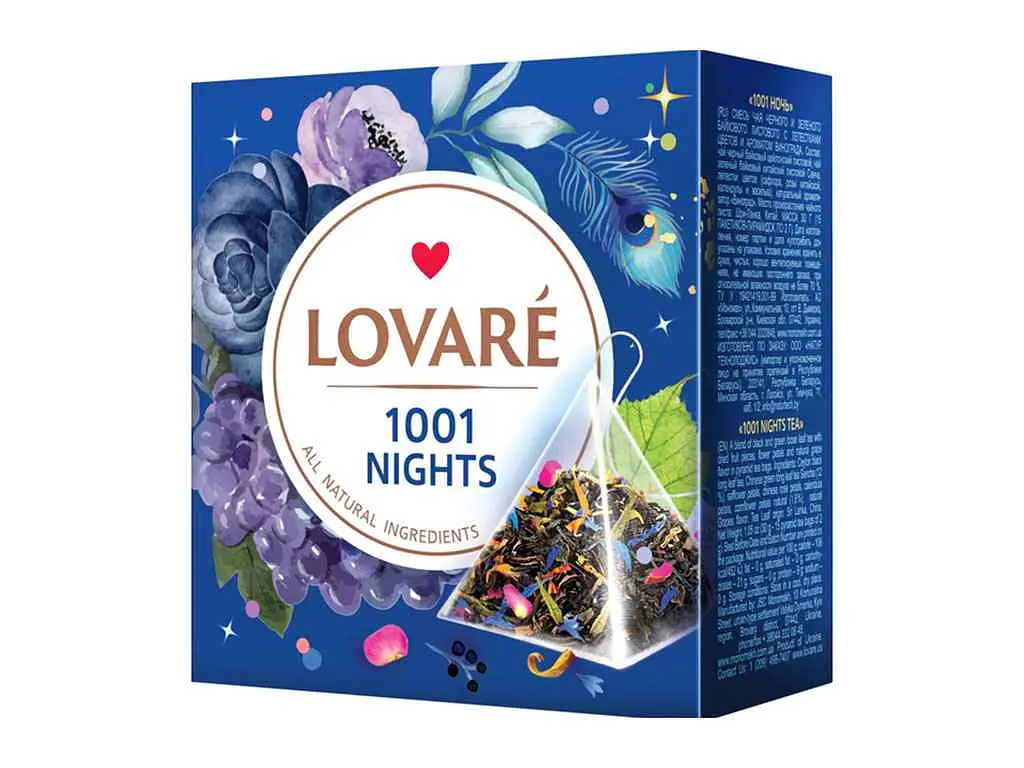 Чай LOVARE 15 LOVARE 1001 Nights П/П ф/п х2г