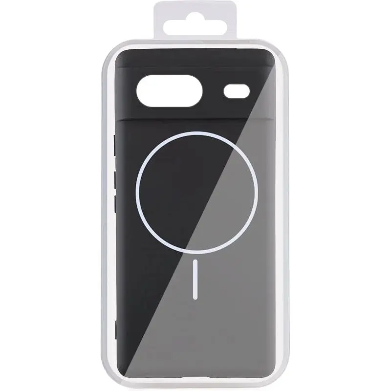 Чохол Silicone Cover Lakshmi Full Camera (AA) with Magnetic Fit для Google Pixel 7 Чорний / Black - фото 4
