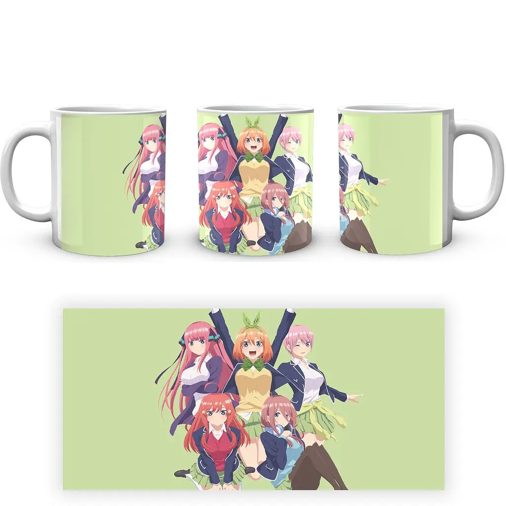 Кухоль GeekLand The Quintessential Quintuplets П'ять наречених QQ 02.08 330 мл білий - фото 4