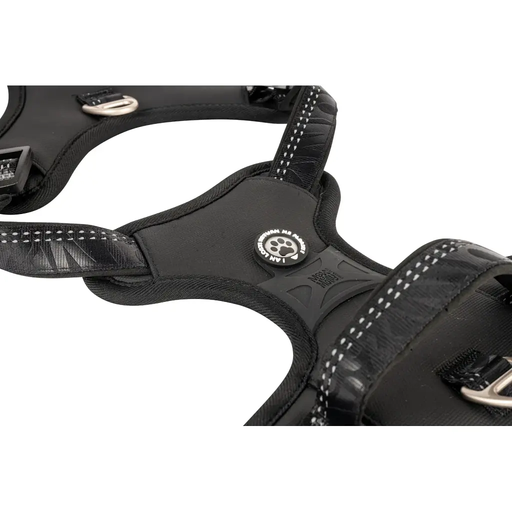 Шлея для собак Max & Molly Smart ID Sport Harness Matrix 2.0 Black M 1.5х30-42х48-65 см - фото 3
