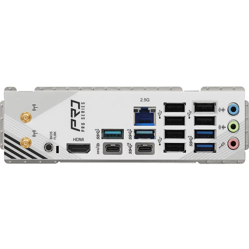 Материнська плата ASRock B850 Pro RS WiFi (AM5/B850, 4*DDR5, 2xPCIex16, HDMI/DP, 4xSATAІІІ,4xM.2, 2.5GLan, ATX) - фото 4