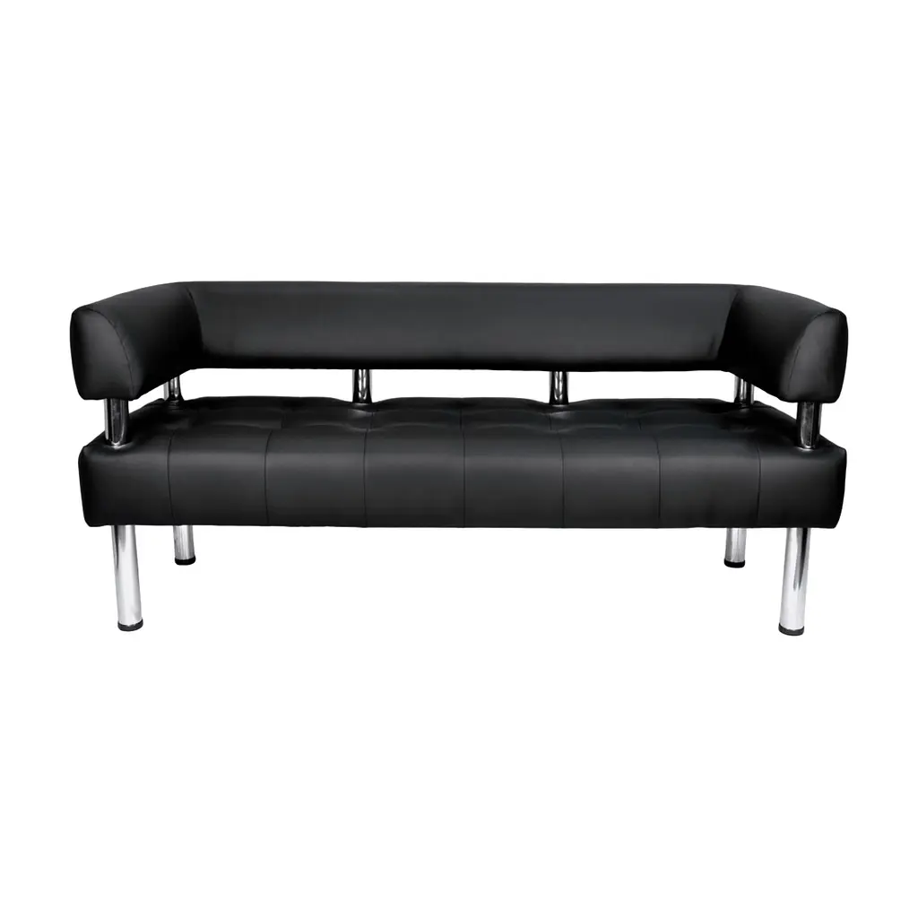 Диван офісний Примтекс плюс Tonus 03 D-5, 1600 мм, екошкіра, black (Tonus 03 D-5) - фото 2