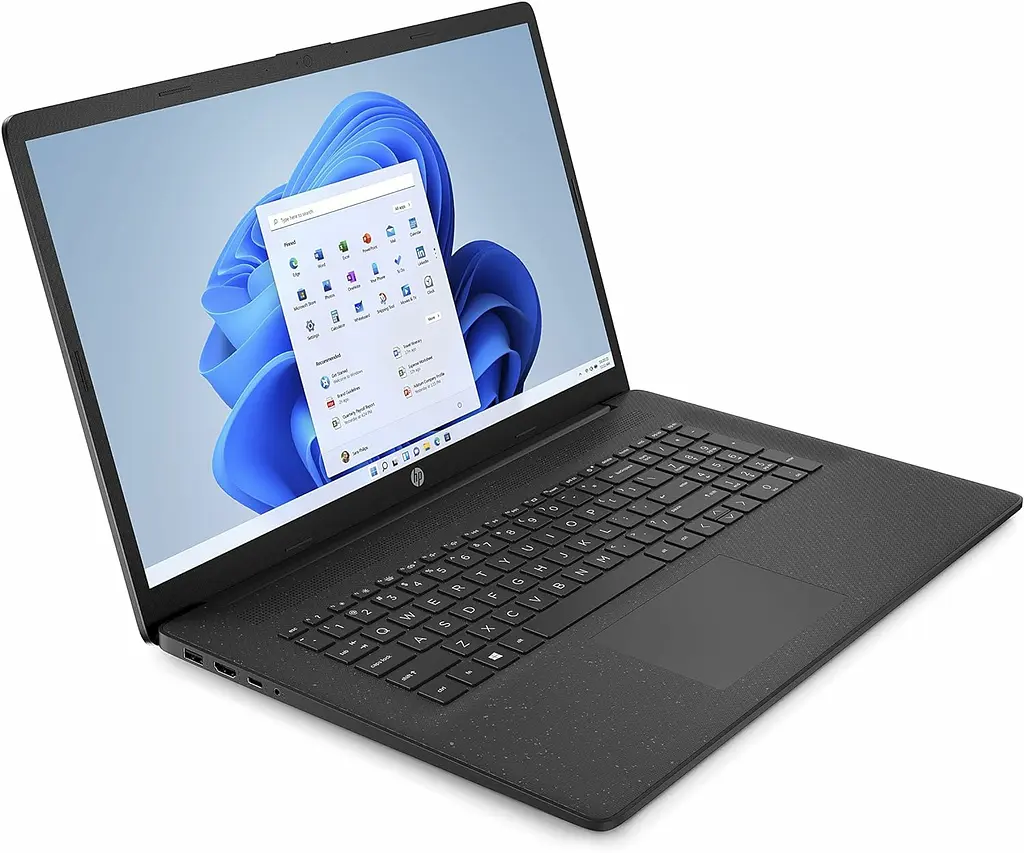 Ноутбук HP 17-cn0222ng 17.3" 1600x900 TN, 8GB RAM DDR4, 256GB SSD, Intel Celeron N4120, Black, Windows 11 - фото 2