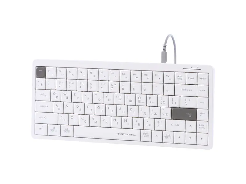 Клавіатура A4Tech Fstyler FX53 White - фото 2