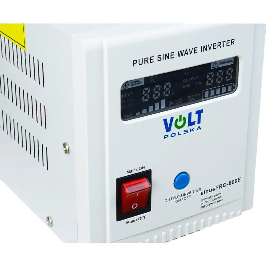 Джерело безперебійного живлення [ДБЖ] Volt Polska Sinus Pro 800E 12/230V 500/800W [3SP080012E] [107805] - фото 3