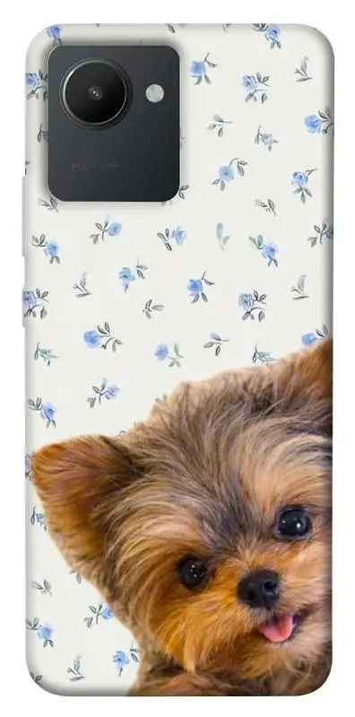 TPU чохол Demsky Cute Yorkie для Realme C30s