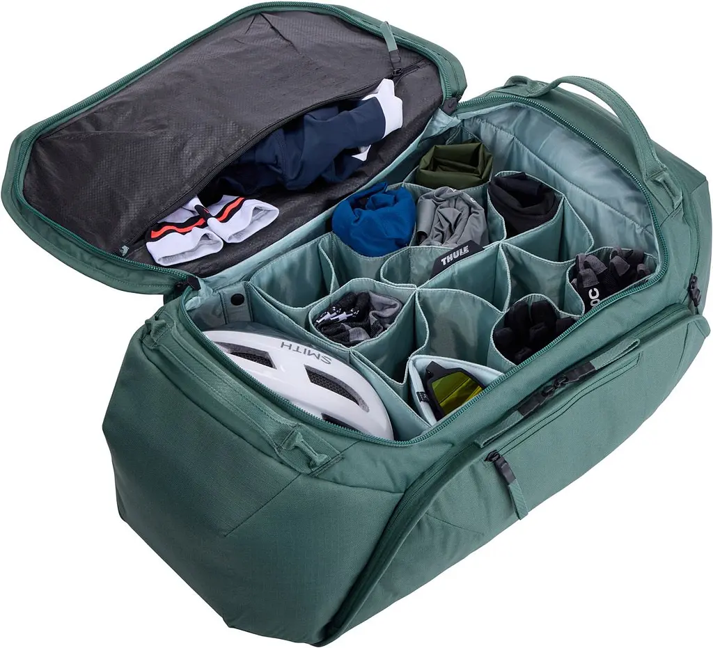 Велосипедная сумка Thule RoundTrip Bike Duffel Hazy Green (TH 3205175) - фото 7