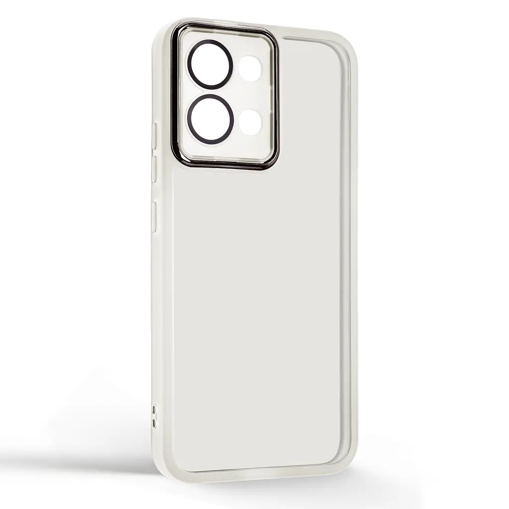 Защитный чехол для OPPO A6 Pro 4G, Shade, белый, TPU+PC, матовый, защита всего корпуса, панель-накладка, противоударный, с большими бортами, амортизирует удары при падениях, ArmorStandart (ARM89237) - фото 2