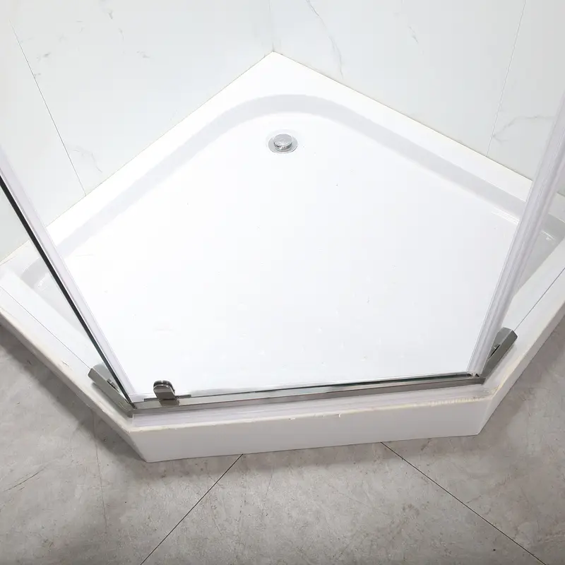 Душова кабіна з низьким піддоном Mixxus Lines SCT01-90x90x198-Tr Graphite New прозоре скло 6мм MI8429, Графит, прозорий, графіт - фото 8