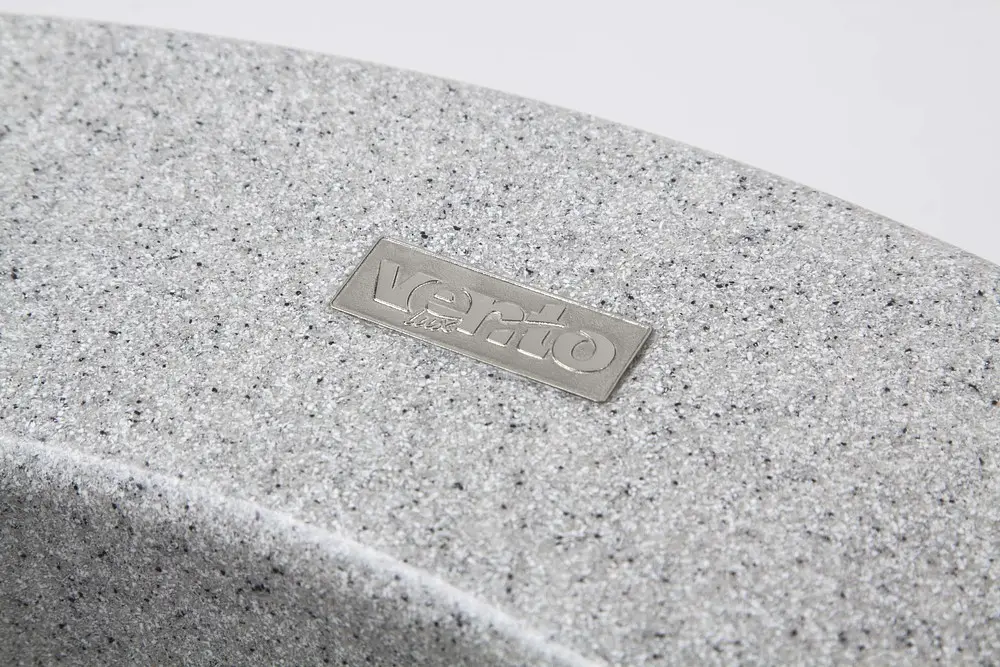 Каменная мойка Ventolux Fabia Gray Granit 500x200 мм - фото 5