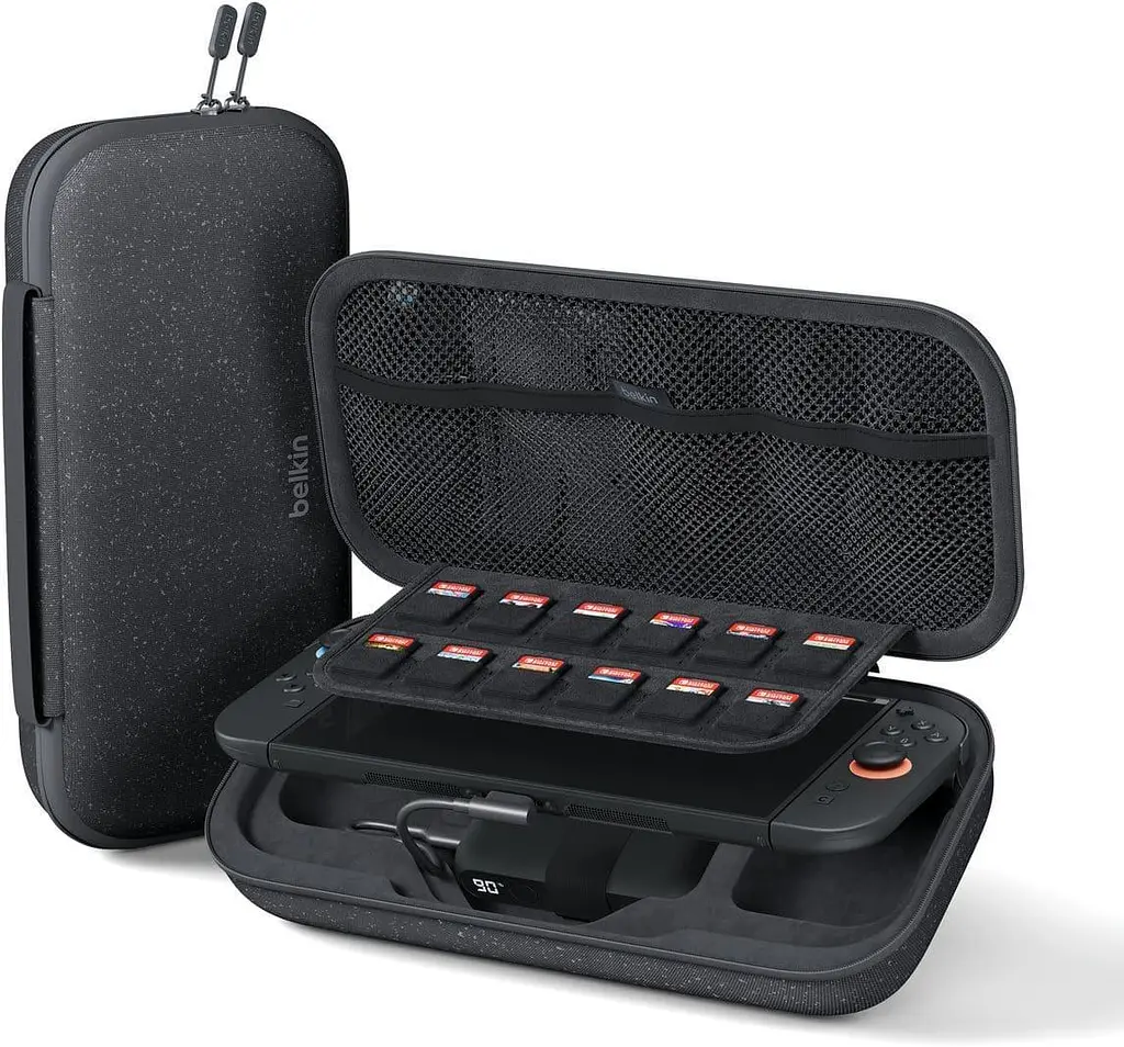 Чехол Belkin из акумулятором 10000mAh для Nintendo Switch 2 Charcoal - фото 6