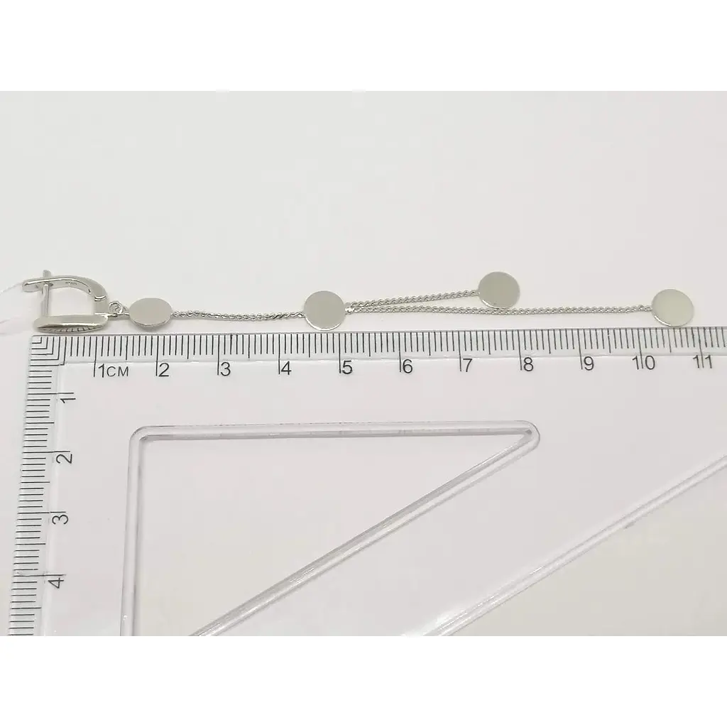 Срібні сережки Аметист 1120711 - фото 3