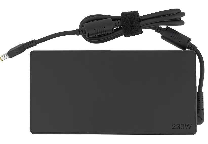 Блок живлення для ноутбука Lenovo 20V, 11.5A, 230W, USB+pin (Square 5 Pin DC Plug), чорний (ADL230NDC3A) (без кабеля!) - фото 3