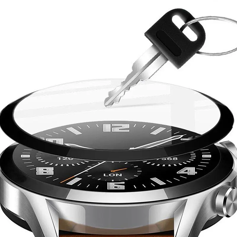 Полімерна плівка 3D (full glue) (тех.пак) для Samsung Galaxy Watch 7 40mm Чорний - фото 2
