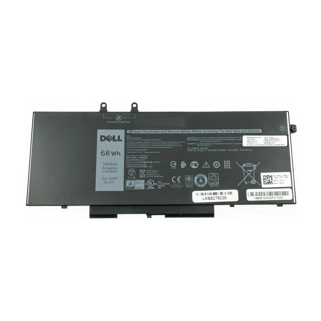 Акумулятор до ноутбука Dell Latitude 5501 3HWPP, 4250mAh (68Wh), 4cell, 15.2V, Li-ion (A47595)