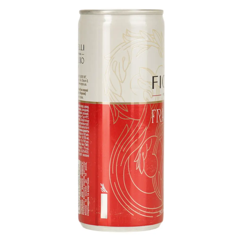 Напиток винный Fiorelli Fragolino Rosso, красное, сладкое, ж/б, 7%, 0,25 л (838904) - фото 3