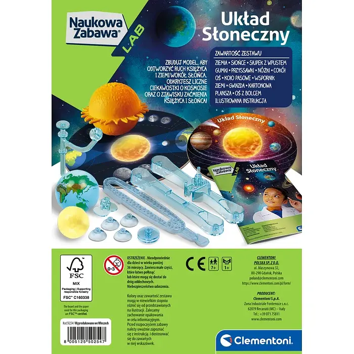 Научный набор мини Солнечная система - Clementoni 50254 - фото 7