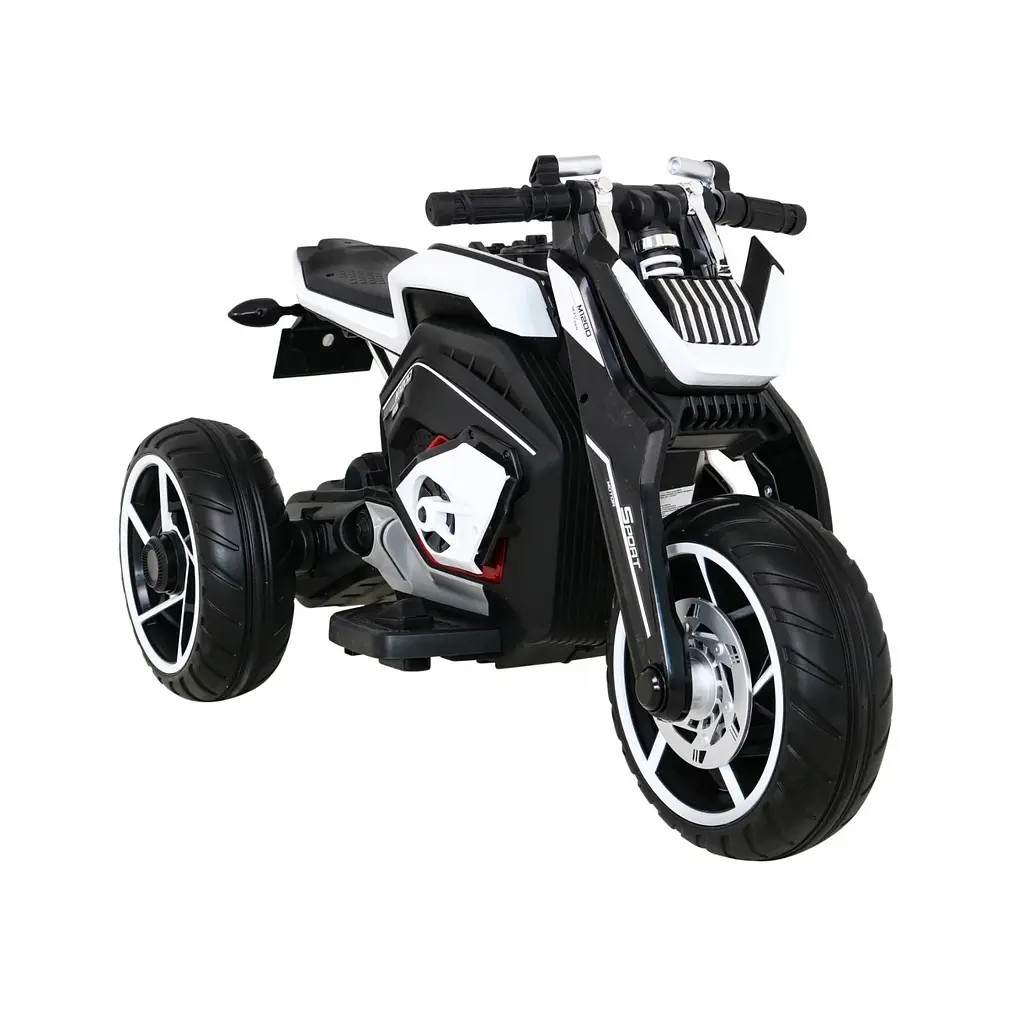 Електромотоцикл триколісний Ramiz Motor Future 12 В, білий (PA.LL8001-A.BIA) - фото 8