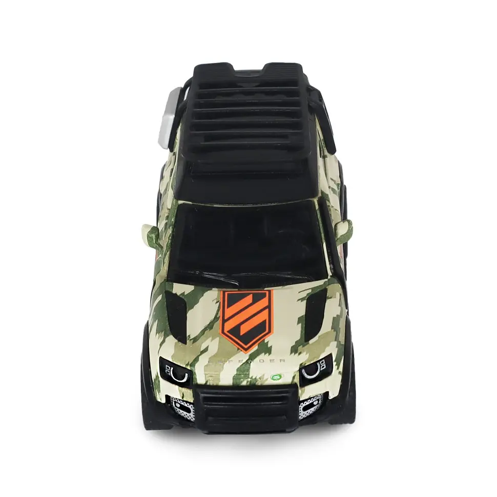 Автомодель серии Шевроны Героев Land Rover Defender 110 3 ОШБр TechnoDrive 250363M2 масштаб 1:39 - фото 8